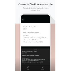 Application Microsoft Lens - Numériser des documents (MICROSOFT)