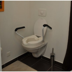 Réhausse WC avec accoudoirs