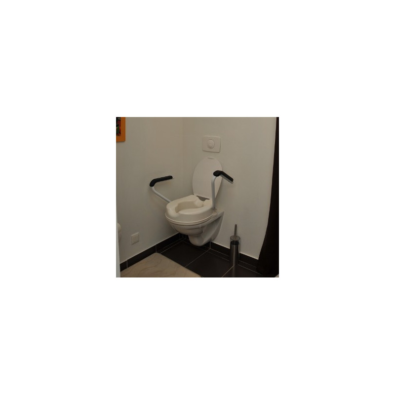 Réhausse WC avec accoudoirs