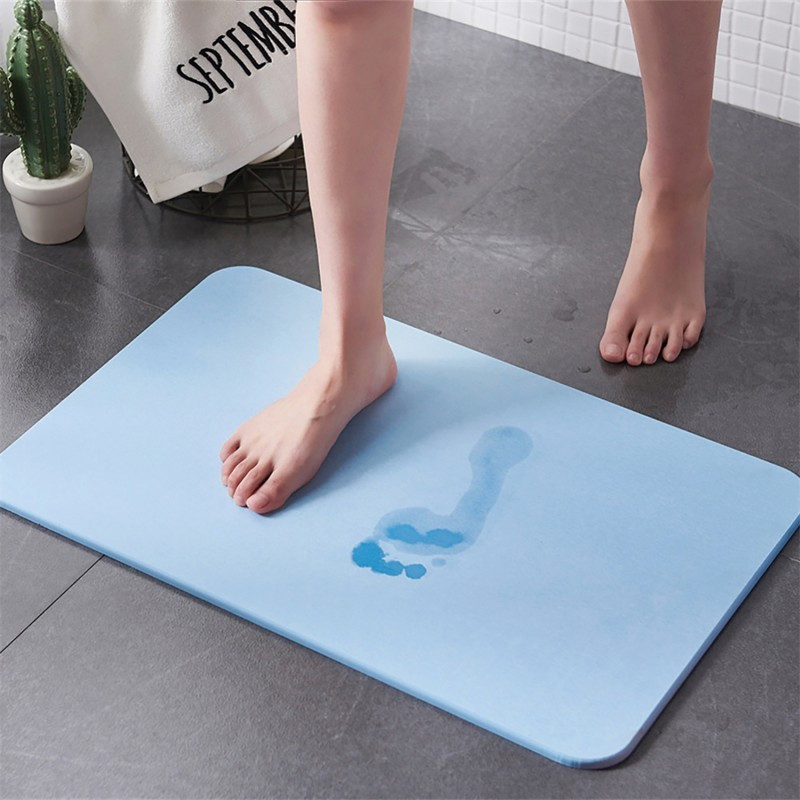 Sortie de bain antidérapante en diatomite