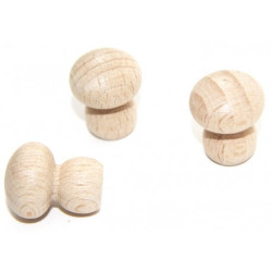 Pions en bois naturel pour les jeux