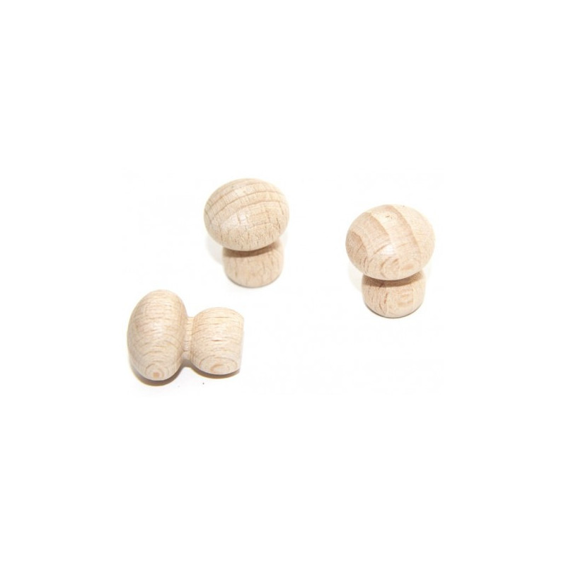 Pions en bois naturel pour les jeux