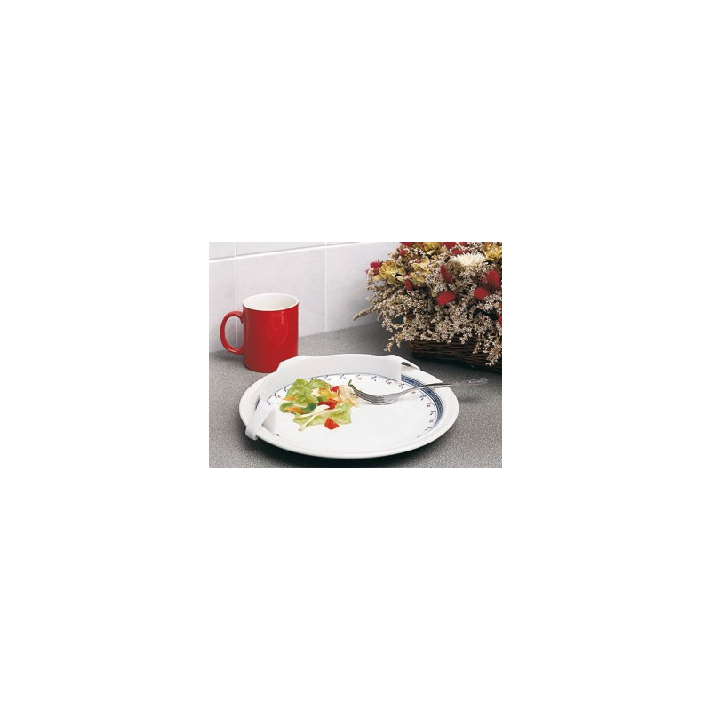 Rebord d'assiette droit