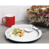 Rebord d'assiette droit