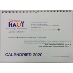 Calendrier mural gros caractères
