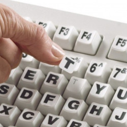 Autocollants grands caractères pour clavier