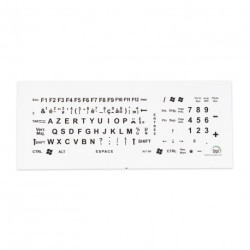 Autocollants grands caractères pour clavier