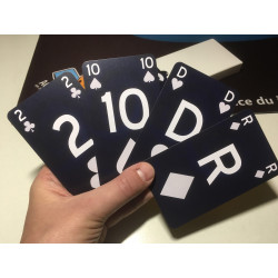 Jeu de 54 cartes XL, Contraste inversé