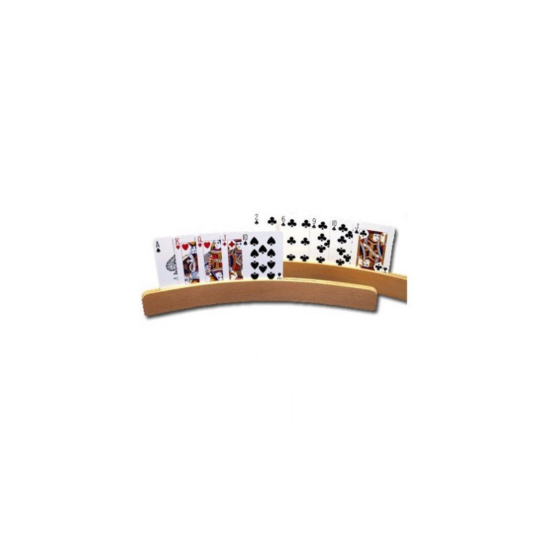 Porte-cartes à jouer arrondi