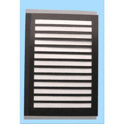 Guide-main à fenêtres en carton noir