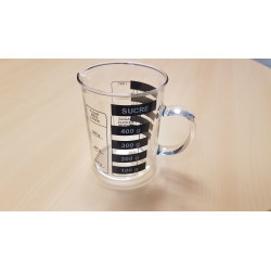 Verre mesureur 500 ml avec marquage