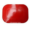 Set antidérapant rouge rectangulaire