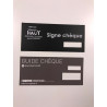 Guide-signature pour chèque
