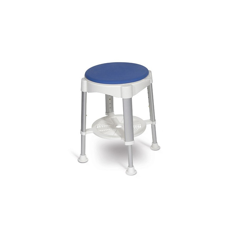 Tabouret de douche avec assise tournante TAHAA