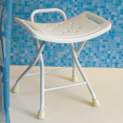 Tabouret de douche pliable
