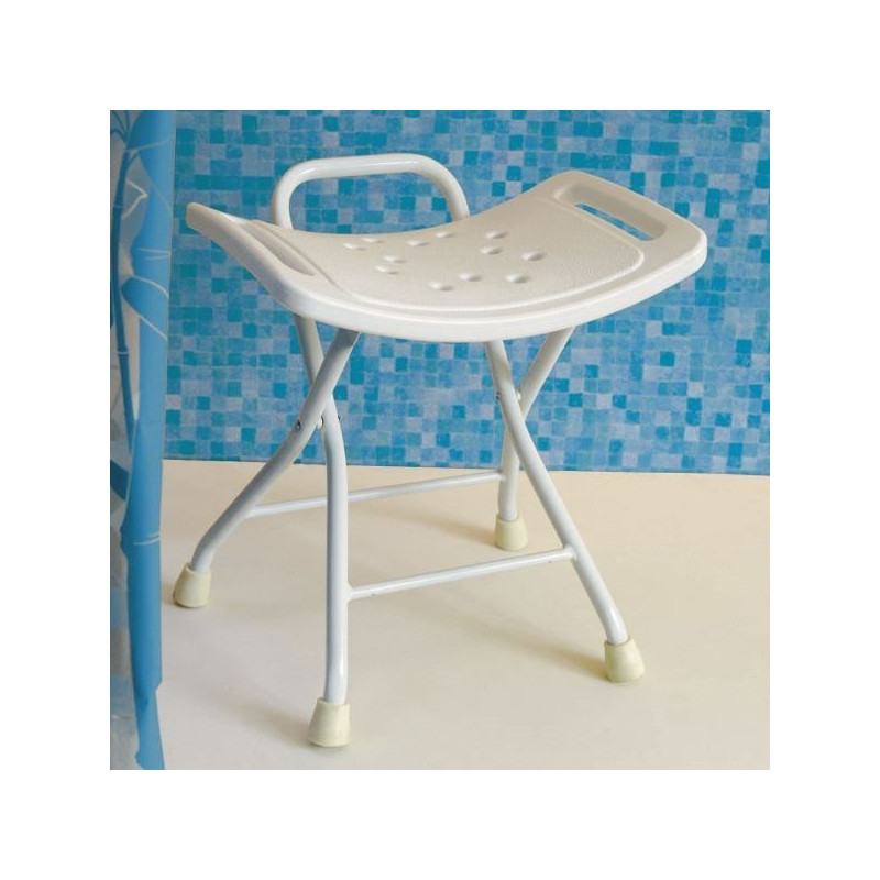 Tabouret de douche pliable
