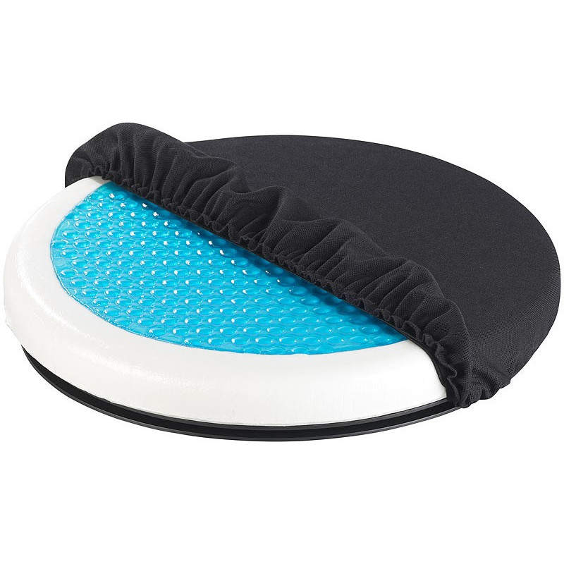 Coussin d'assise rotatif 360° en mousse avec gel rafraîchissant (NEWGEN MEDICALS)