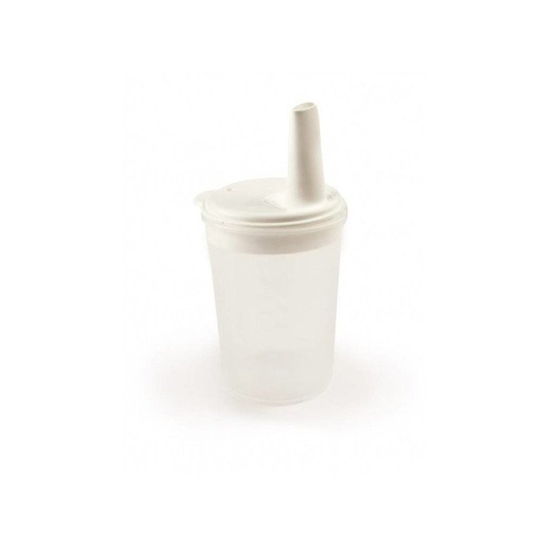 Gobelet avec bec blanc