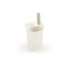 Gobelet avec bec blanc
