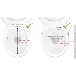 Réhausse WC avec accoudoirs (PEPE MOBILITY)