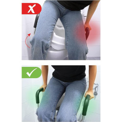 Réhausse WC avec accoudoirs (PEPE MOBILITY)