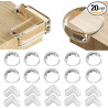 Protection coins de table