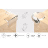 Protection coins de table