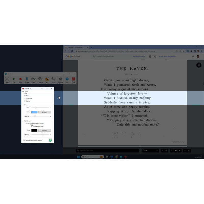 Logiciel ScreenRuler - Aider la lecture sur écran (TEXTHELP)