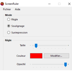 Logiciel ScreenRuler - Aider la lecture sur écran (TEXTHELP)