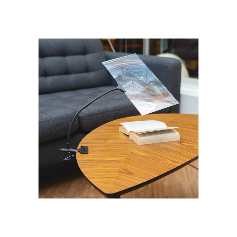 Loupe articulée flexible sur pince