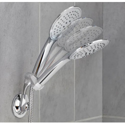 Support mural douchette Support fix'o ventouse orientable
