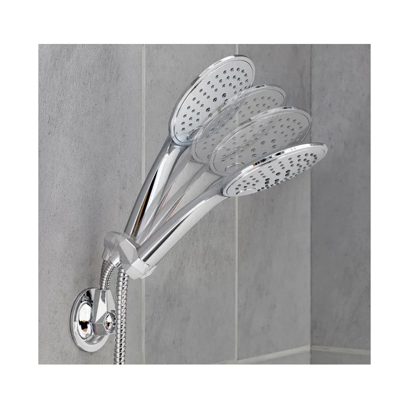 Support mural douchette Support fix'o ventouse orientable