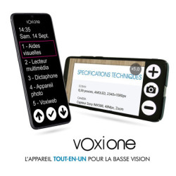 Smartphone multifonctions vocalisé VoxiOne (VOXIWEB)