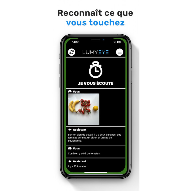 Application assistée par IA LumyEYE
