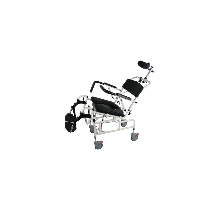 Fauteuil de douche inclinable à roulettes Formentera (IDENTITES)