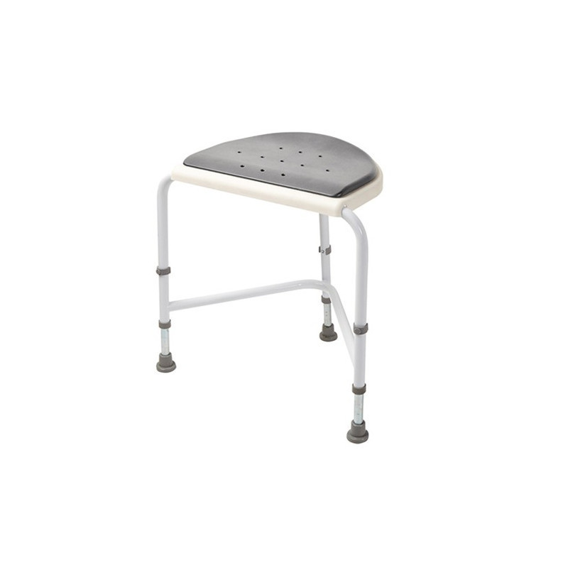 Tabouret de douche d'angle rembourré NUVO (NRS HEALTHCARE)