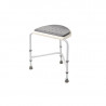 Tabouret de douche d'angle rembourré NUVO (NRS HEALTHCARE)