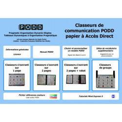 PODD classeurs à imprimer Mind Express (JABBLA)