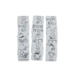 Pack séquence TAKK avec jetons-pictogrammes routine du matin (HOP'TOYS)