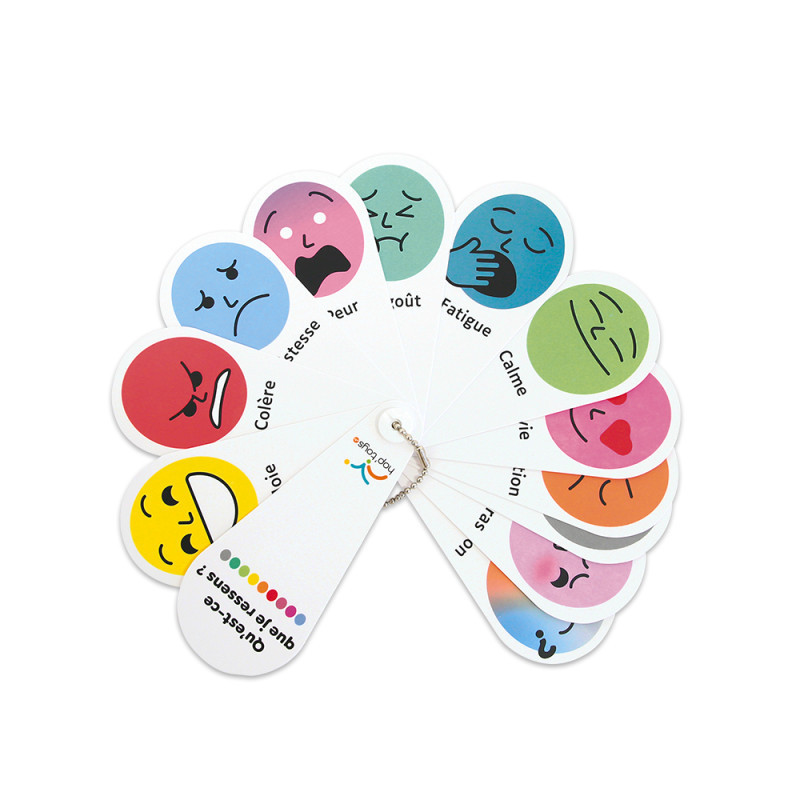 Éventail Qu'est-ce que je ressens ? (HOPTOYS)