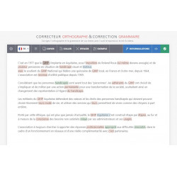 Application Scribens - Correcteur orthographique (SCRIBENS)