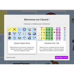Appllication Cboard - Communication Alternative et Augmentée (CBOARD.IO)
