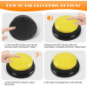 Boutons sonores enregistrables - Diamètre 7 cm