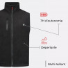 Gilet polaire chauffant, ajustable et déperlant (G-HEAT)