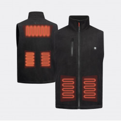 Gilet polaire chauffant, ajustable et déperlant (G-HEAT)