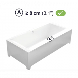 Barre d'appui amovible baignoire (TOUS ERGO)