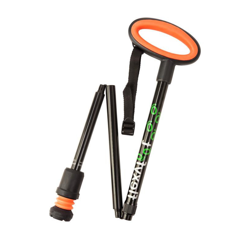 Canne de marche pliante avec embout amortissant (FLEXYFOOT)