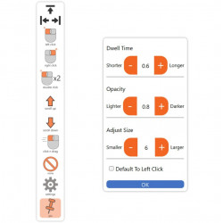 Logiciel Abili Toolbar - Déclencher des actions de souris au survol (ABILITARE)