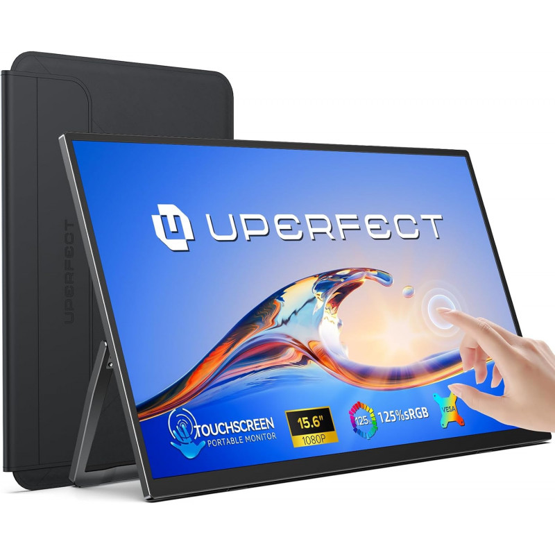 Écran tactile portable Full HD 15,6 pouces (UPERFECT)