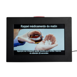 Horloge calendrier numérique parlante avec rappels programmables (IGUERBURN)